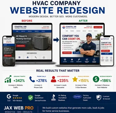Mobile-first restaurant website design ponte vedra beach sample by Jax Web Pro